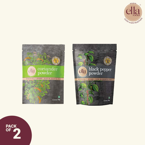 Ella Foods Coriander Powder And Black Pepper Powder